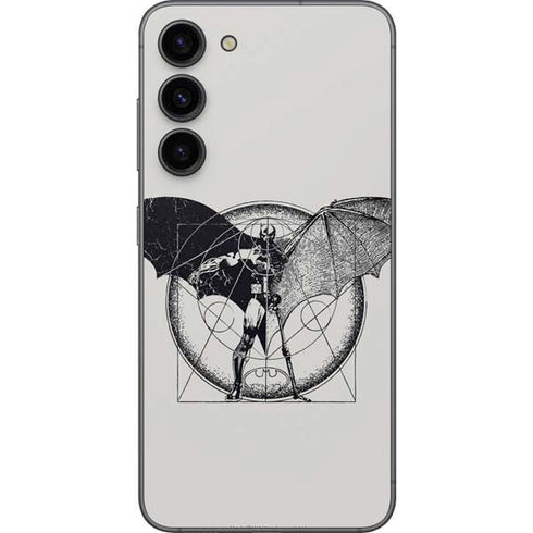DC Comics Batman Skeleton diagram Art Galaxy S23 Plus Skin