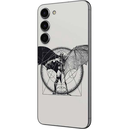 DC Comics Batman Skeleton diagram Art Galaxy S23 Plus Skin