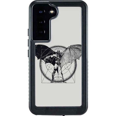 DC Comics Batman Skeleton diagram Art Galaxy S23 Plus Waterproof Case
