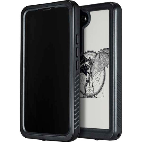 DC Comics Batman Skeleton diagram Art Galaxy S23 Plus Waterproof Case
