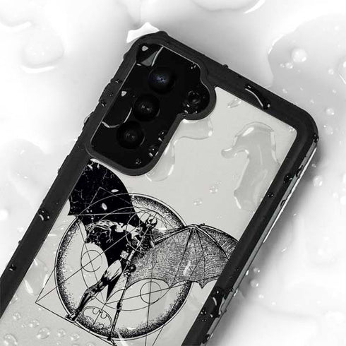 DC Comics Batman Skeleton diagram Art Galaxy S23 Plus Waterproof Case