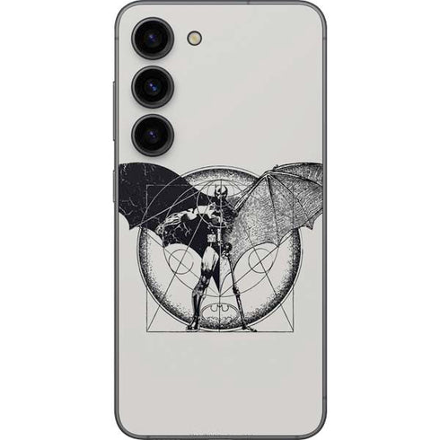 DC Comics Batman Skeleton diagram Art Galaxy S23 Skin