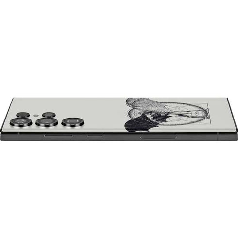 DC Comics Batman Skeleton diagram Art Galaxy S23 Ultra Skin