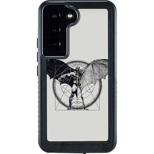 DC Comics Batman Skeleton diagram Art Galaxy S23 Waterproof Case