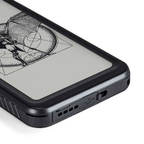 DC Comics Batman Skeleton diagram Art Galaxy S23 Waterproof Case