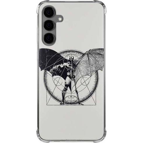 DC Comics Batman Skeleton diagram Art Galaxy S24 Plus Clear Case