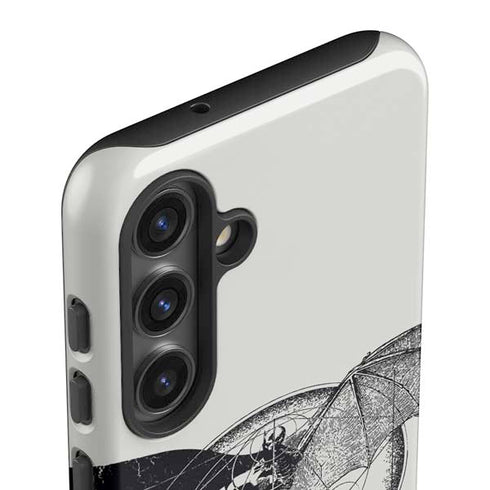 DC Comics Batman Skeleton diagram Art Galaxy S24 Plus Impact Case