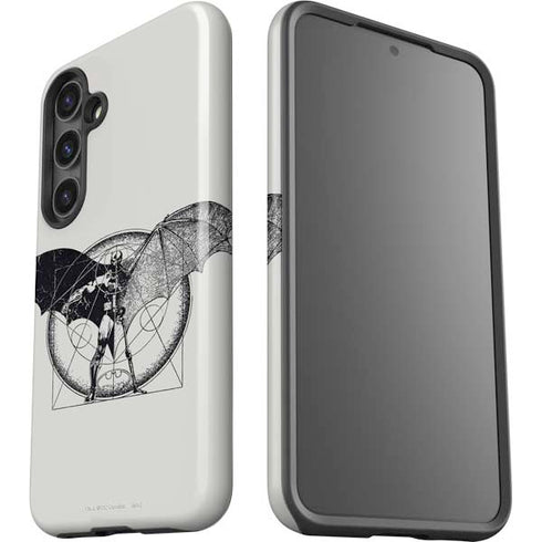 DC Comics Batman Skeleton diagram Art Galaxy S24 Plus Impact Case