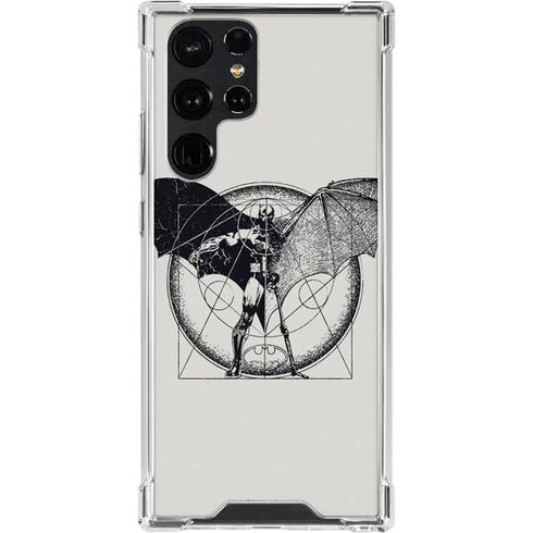 DC Comics Batman Skeleton diagram Art Galaxy S24 Ultra Clear Case