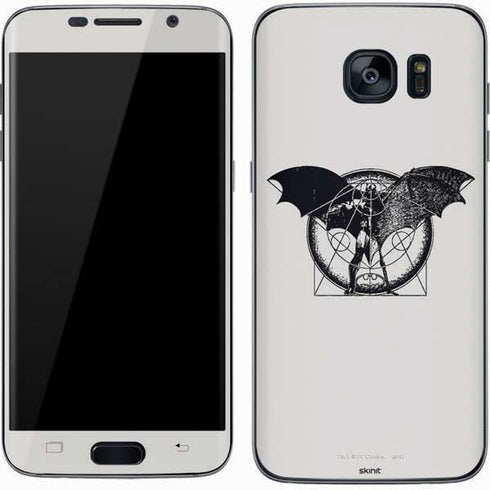 DC Comics Batman Skeleton diagram Art Galaxy S7 Skin