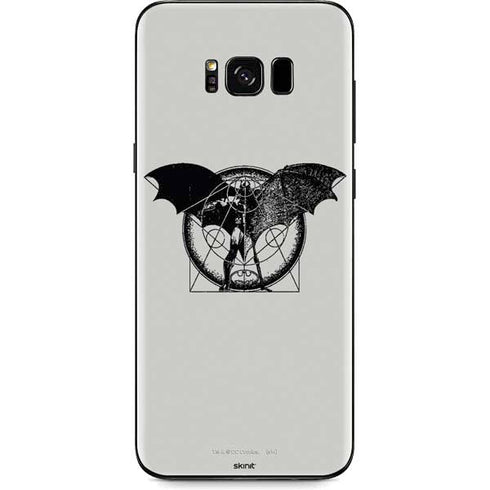 DC Comics Batman Skeleton diagram Art Galaxy S8 Skin
