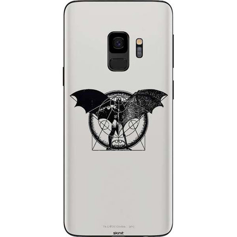 DC Comics Batman Skeleton diagram Art Galaxy S9 Skin