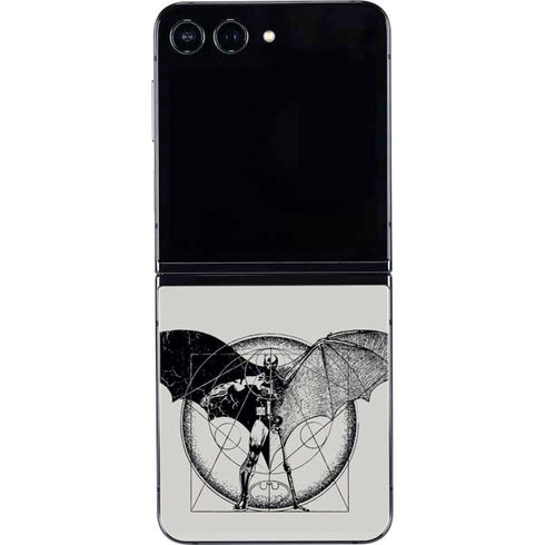 DC Comics Batman Skeleton diagram Art Galaxy Z Flip5 5G Skin