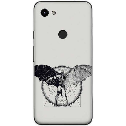 DC Comics Batman Skeleton diagram Art Google Pixel 3a XL Skin