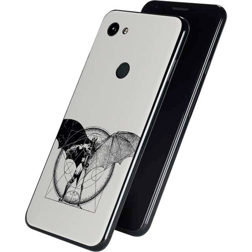 DC Comics Batman Skeleton diagram Art Google Pixel 3a XL Skin