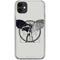 DC Comics Batman Skeleton diagram Art iPhone 11 Clear Case