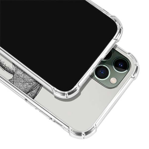 DC Comics Batman Skeleton diagram Art iPhone 11 Pro Max Clear Case