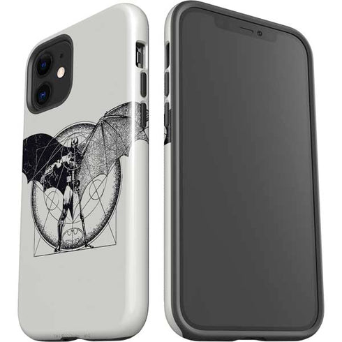 DC Comics Batman Skeleton diagram Art iPhone 12 Impact Case