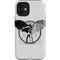 DC Comics Batman Skeleton diagram Art iPhone 12 Mini Impact Case