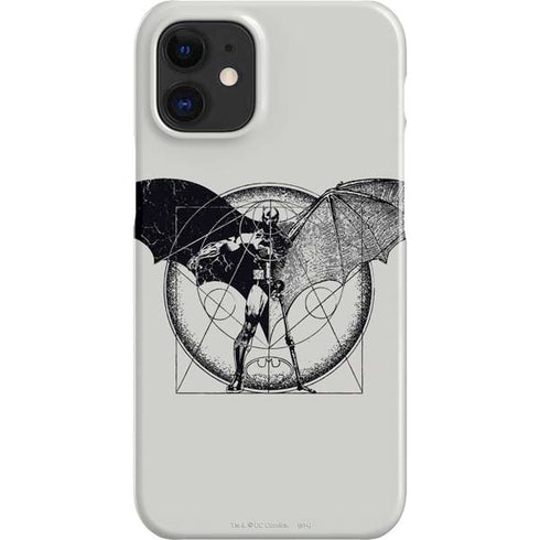 DC Comics Batman Skeleton diagram Art iPhone 12 Mini Lite Case