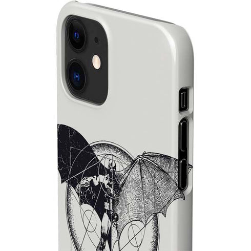 DC Comics Batman Skeleton diagram Art iPhone 12 Mini Lite Case
