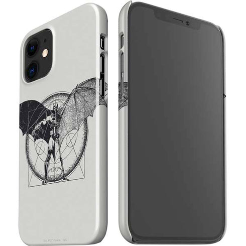 DC Comics Batman Skeleton diagram Art iPhone 12 Mini Lite Case