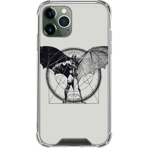 DC Comics Batman Skeleton diagram Art iPhone 12 Pro Clear Case