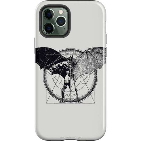 DC Comics Batman Skeleton diagram Art iPhone 12 Pro Impact Case