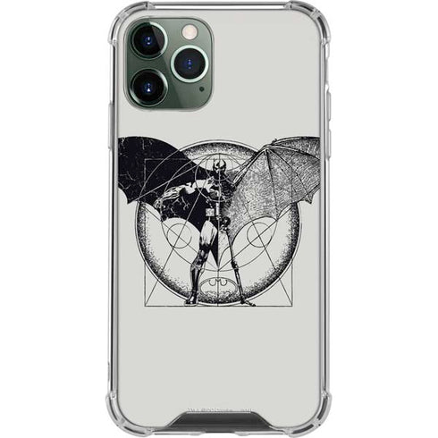 DC Comics Batman Skeleton diagram Art iPhone 12 Pro Max Clear Case