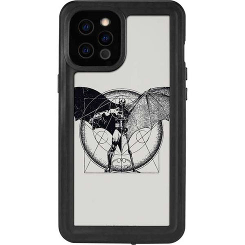 DC Comics Batman Skeleton diagram Art iPhone 12 Pro Max Waterproof Case