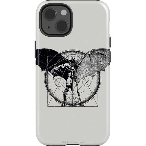 DC Comics Batman Skeleton diagram Art iPhone 13 Impact Case