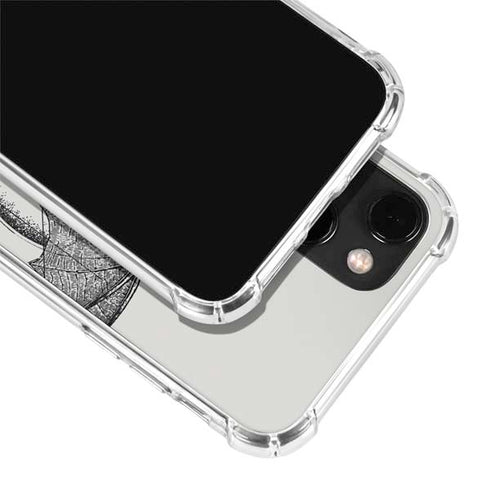 DC Comics Batman Skeleton diagram Art iPhone 13 Mini Clear Case