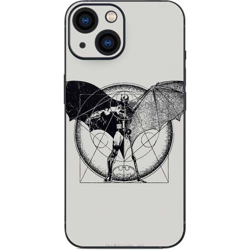 DC Comics Batman Skeleton diagram Art iPhone 13 Mini Skin
