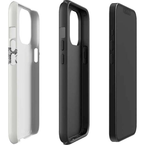 DC Comics Batman Skeleton diagram Art iPhone 13 Pro Max Impact Case