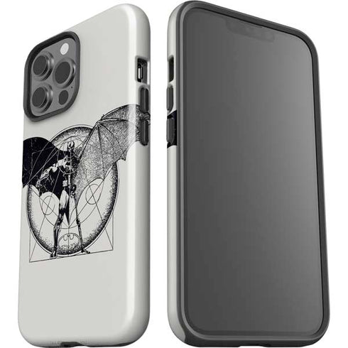 DC Comics Batman Skeleton diagram Art iPhone 13 Pro Max Impact Case
