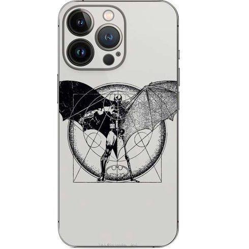 DC Comics Batman Skeleton diagram Art iPhone 13 Pro Skin