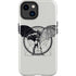 DC Comics Batman Skeleton diagram Art iPhone 14 Plus Impact Case
