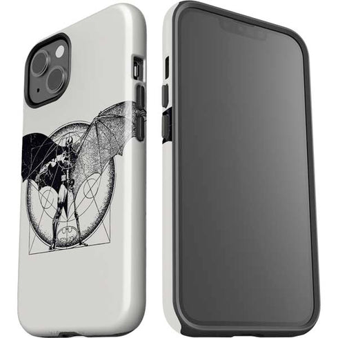 DC Comics Batman Skeleton diagram Art iPhone 14 Impact Case
