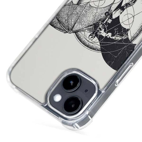 DC Comics Batman Skeleton diagram Art iPhone 15 Plus MagSafe Case