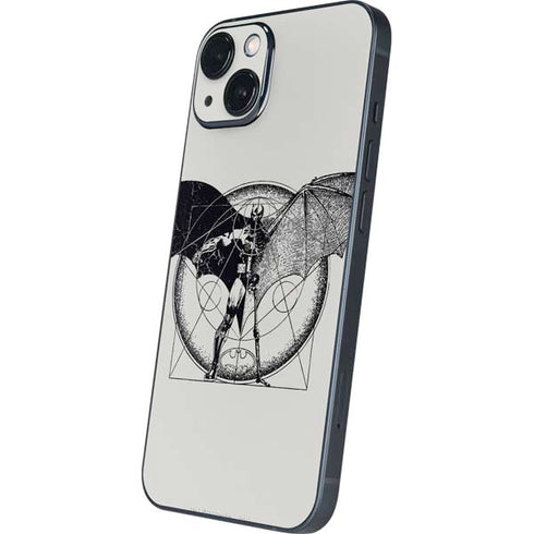 DC Comics Batman Skeleton diagram Art iPhone 15 Plus Skin