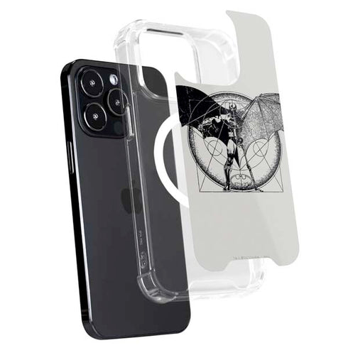 DC Comics Batman Skeleton diagram Art iPhone 15 Pro MagSafe Case