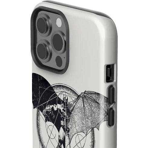 DC Comics Batman Skeleton diagram Art iPhone 15 Pro Max Impact Case