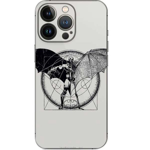 DC Comics Batman Skeleton diagram Art iPhone 14 Pro Skin