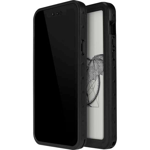 DC Comics Batman Skeleton diagram Art iPhone 14 Pro Waterproof Case