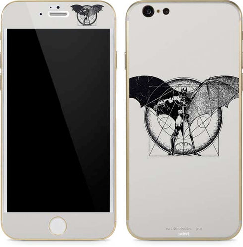 DC Comics Batman Skeleton diagram Art iPhone 6/6s Skin