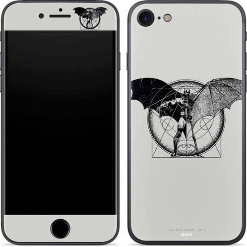 DC Comics Batman Skeleton diagram Art iPhone 7 Skin