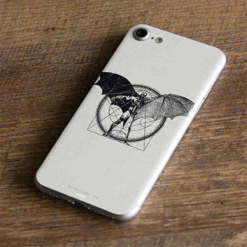 DC Comics Batman Skeleton diagram Art iPhone 7 Skin