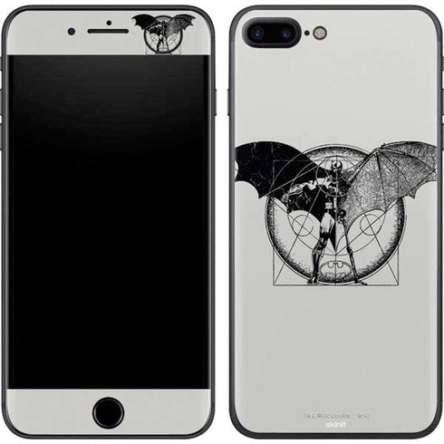 DC Comics Batman Skeleton diagram Art iPhone 8 Plus Skin