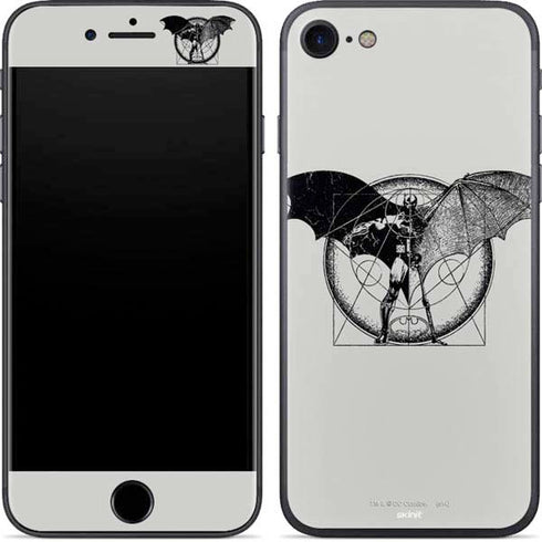 DC Comics Batman Skeleton diagram Art iPhone 8 Skin
