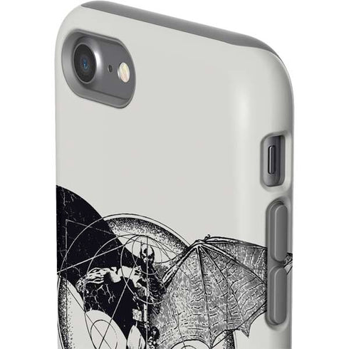DC Comics Batman Skeleton diagram Art iPhone SE (2nd & 3rd Gen) Pro Case